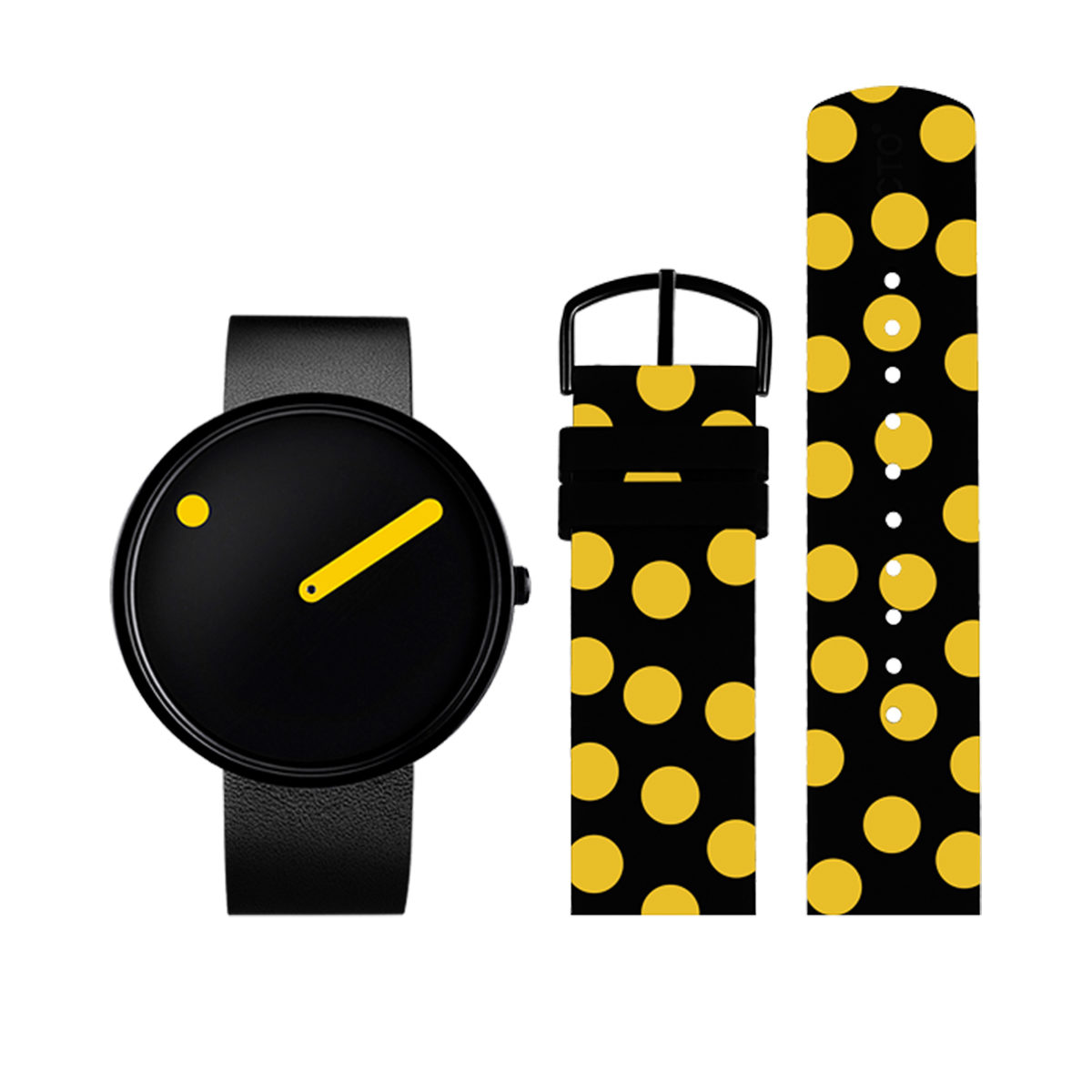 Picto 40mm Black/Polished Black - Image 2