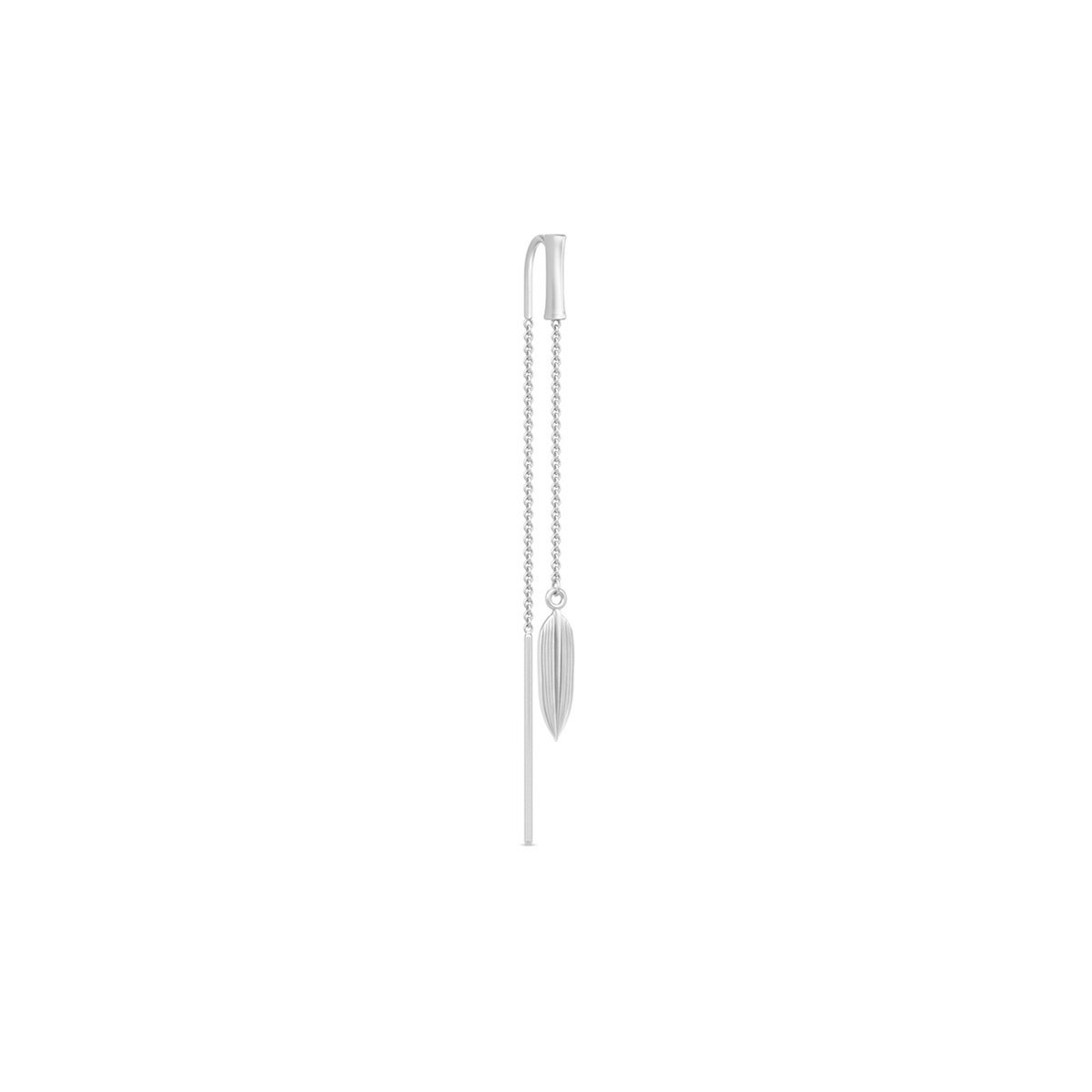 HKS463RH Julie Sandlau Bamboo Leaf Σκουλαρίκι - Image 1