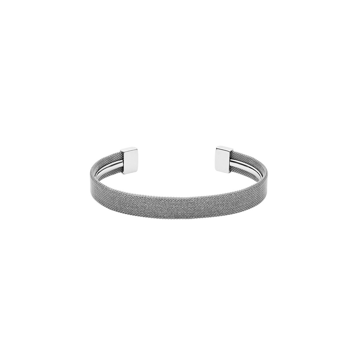 Skagen Merete Silver Tone Brilliant Mesh Bangle Βραχιόλι - Image 1