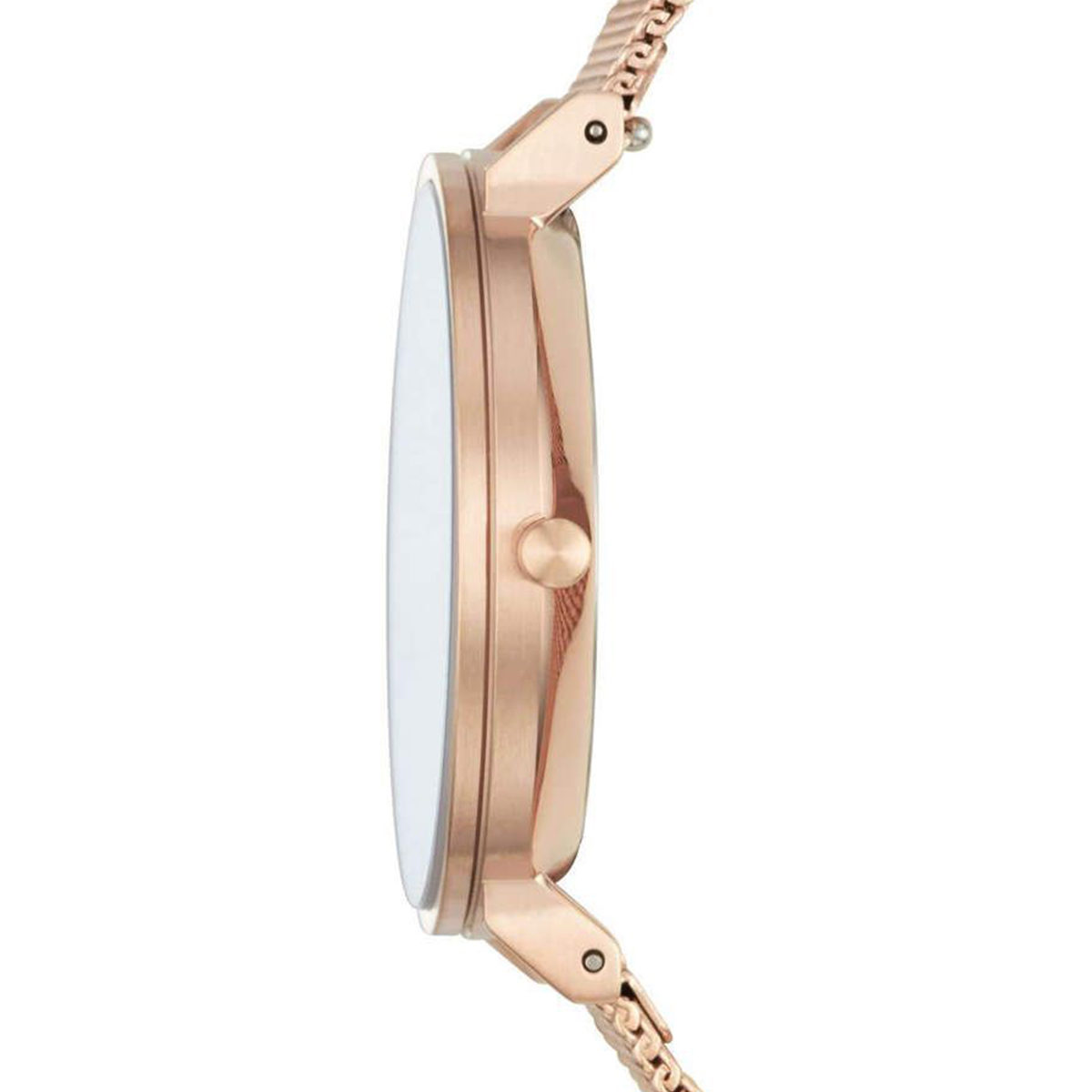 Skagen Hald Slim Rose Gold Mesh Watch - Image 2