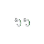 ID Fine Simplicity Mini Green Κρίκοι