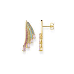 Thomas Sabo Gold-Coloured Hummingbird Wing Medium Σκουλαρίκια