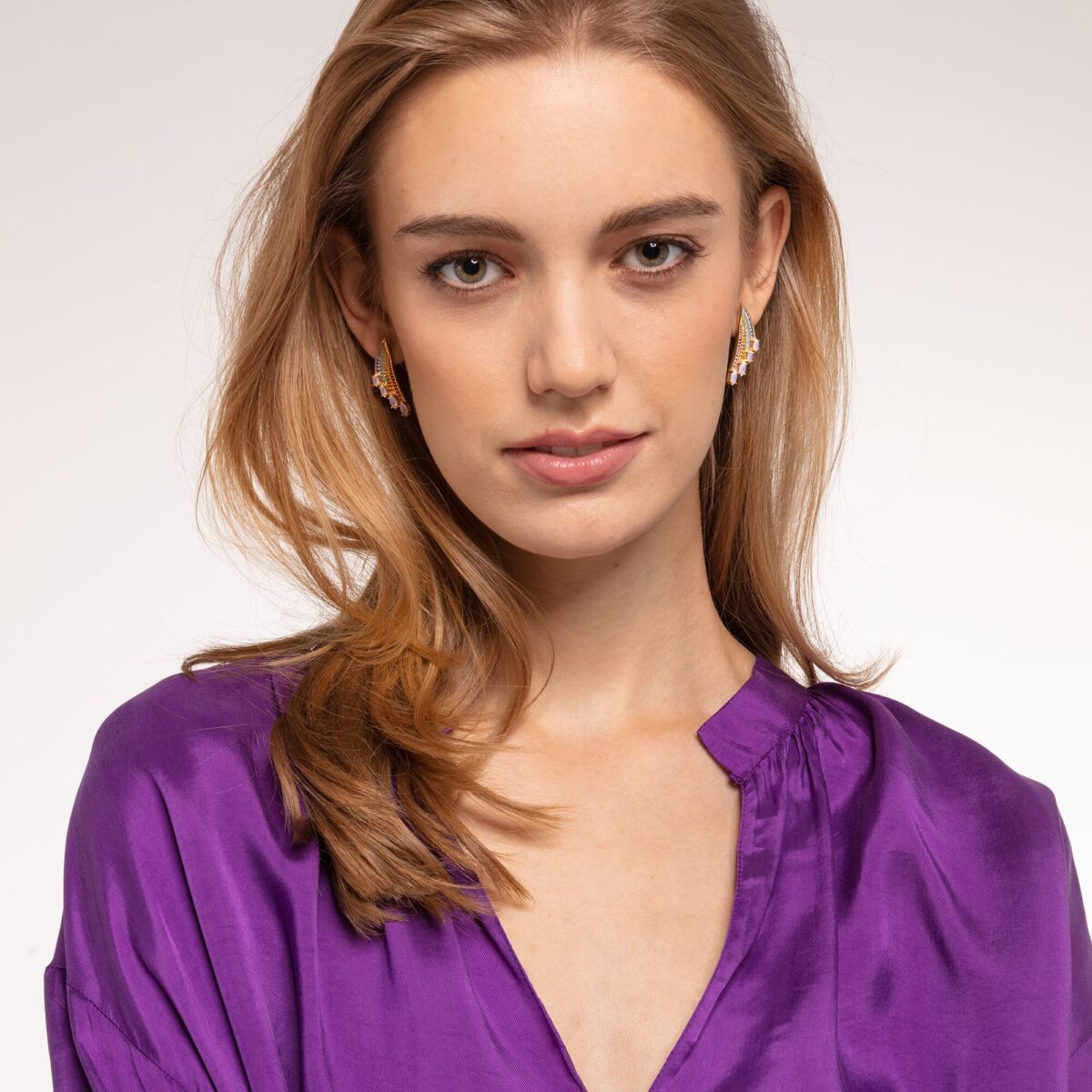 Thomas Sabo Gold-Coloured Hummingbird Wing Medium Σκουλαρίκια - Image 2