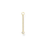 Thomas Sabo White Stone Μενταγιόν Σκουλαρίκι