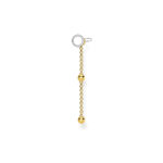Thomas Sabo Dots Μενταγιόν Gold Σκουλαρίκι - Image 3