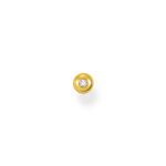 Thomas Sabo White Stone Gold Σκουλαρίκι