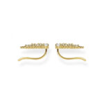 Thomas Sabo Ear Climber White Stones Gold Σκουλαρίκια - Image 3