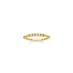 Thomas Sabo Dots with White Stones Gold Δαχτυλίδι