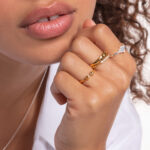 Thomas Sabo Dots with White Stones Gold Δαχτυλίδι - Image 5