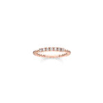 Thomas Sabo Dots with White Stones Rose Gold Δαχτυλίδι