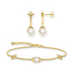 Thomas Sabο Pearl Star Gold Σκουλαρίκια - Image 3