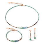 Coeur De Lion Halskette GeoCUBE® Green-Petrol Σκουλαρίκια - Image 4