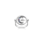 Thomas Sabo Royalty Star & Moon Signet Silver Δαχτυλίδι