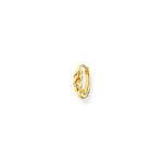 Thomas Sabo Single Leaves White Stones Gold Κρίκος