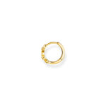 Thomas Sabo Single Leaves White Stones Gold Κρίκος - Image 2