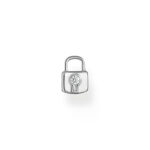 Thomas Sabo Single Lock Silver Μενταγιόν Σκουλαρίκι