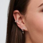 Thomas Sabo Single Flash Silver Μενταγιόν Σκουλαρίκι - Image 2