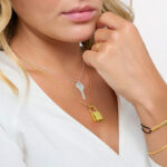 Thomas Sabo Gold Lock Κολιέ - Image 2
