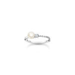 Thomas Sabo Pearl Chain Silver Δαχτυλίδι