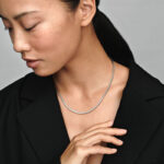 Pandora Ασημένιο Kολιέ με Kούμπωμα Aσφαλείας - Image 2