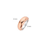 Ti Sento Bold Rose Band Δαχτυλίδι - Image 5