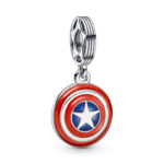 Pandora Marvel The Avengers Captain America Shield Dangle Σύμβολο