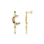Thomas Sabo Royalty Moon Stones Gold Σκουλαρίκια