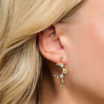 Thomas Sabo Royalty Moon Stones Gold Σκουλαρίκια - Image 2