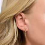 Thomas Sabo Shower of Stars Gold Σκουλαρίκια - Image 2