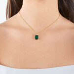 Thomas Sabo Emerald Gold Κολιέ - Image 2