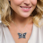 Thomas Sabo Butterfly Star & Moon Silver Large Μενταγιόν - Image 2