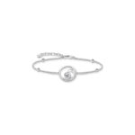 Thomas Sabo Round Wave White Stones Βραχιόλι