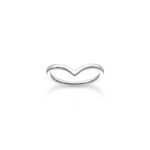 Thomas Sabo V-Shape Silver Δαχτυλίδι