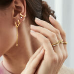 Thomas Sabo V-Shape Gold Δαχτυλίδι - Image 2