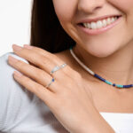 Thomas Sabo Blue Stone Princess Cut Solitaire Δαχτυλίδι - Image 2