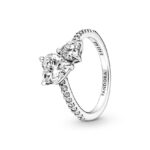 Pandora Double Heart Sparkling Δαχτυλίδι