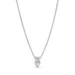 Pandora Double Heart Pendant Sparkling Collier Κολιέ - Image 3