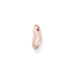 Thomas Sabo Pavé Rose Hoop Heart Single Σκουλαρίκι