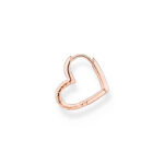Thomas Sabo Pavé Rose Hoop Heart Single Σκουλαρίκι - Image 3
