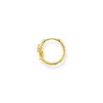 Thomas Sabo Rope with Knot Gold Single Σκουλαρίκι - Image 3