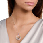 Thomas Sabo Round Wave White Stones Κολιέ - Image 2