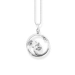 Thomas Sabo Round Wave Blue Stones Κολιέ - Image 3