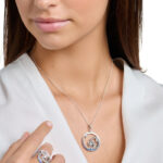 Thomas Sabo Round Wave Blue Stones Κολιέ - Image 2
