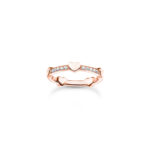 Thomas Sabo Pavé Hearts Rose Δαχτυλίδι