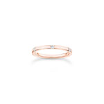 Thomas Sabo Six Square Stones Rose Δαχτυλίδι