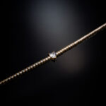 Chiara Ferragni First Love White Heart Gold Choker Κολιέ - Image 3