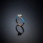 Chiara Ferragni Love Parade Heart Stone Blue Δαχτυλίδι - Image 4