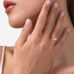 Chiara Ferragni Love Parade Heart Stone Orange Δαχτυλίδι - Image 2