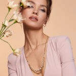 Coeur De Lion Creole Freshwater Pearl Gold Σκουλαρίκια - Image 3