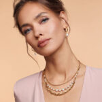 Coeur De Lion Creole Freshwater Pearl Gold Σκουλαρίκια - Image 2